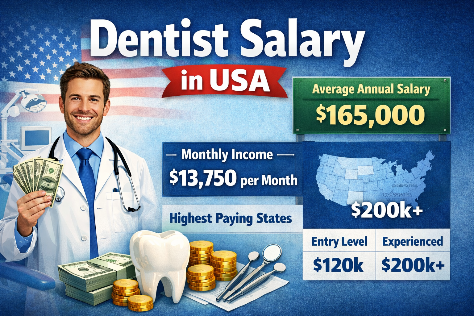 dentist salary in usa