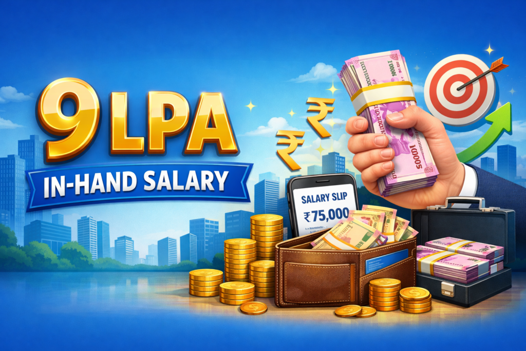 9 lpa in hand salary