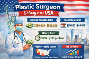 plastic surgeon salary in usa