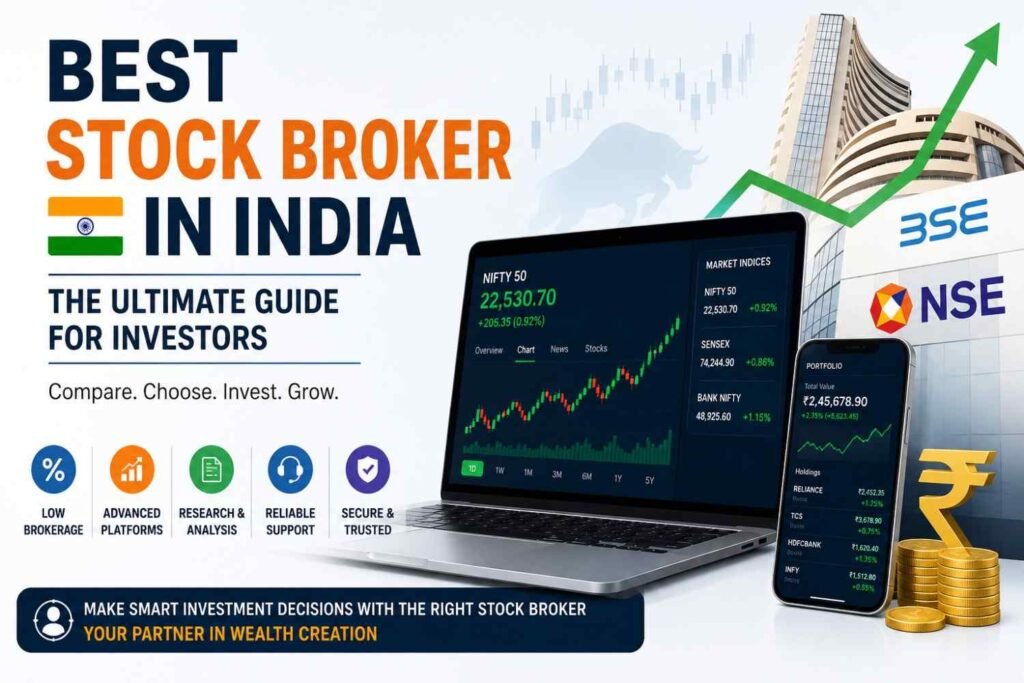 best stock broker in india