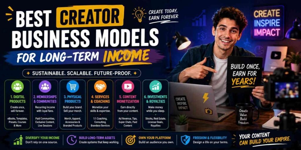 Best Creator Business Models for Long-Term Income