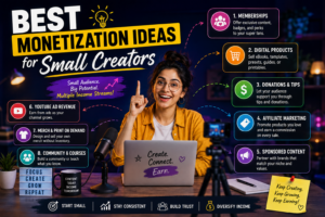 Best Monetization Ideas for Small Creators