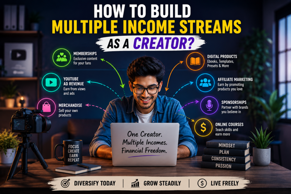 How to Build Multiple Income Streams as a Creator