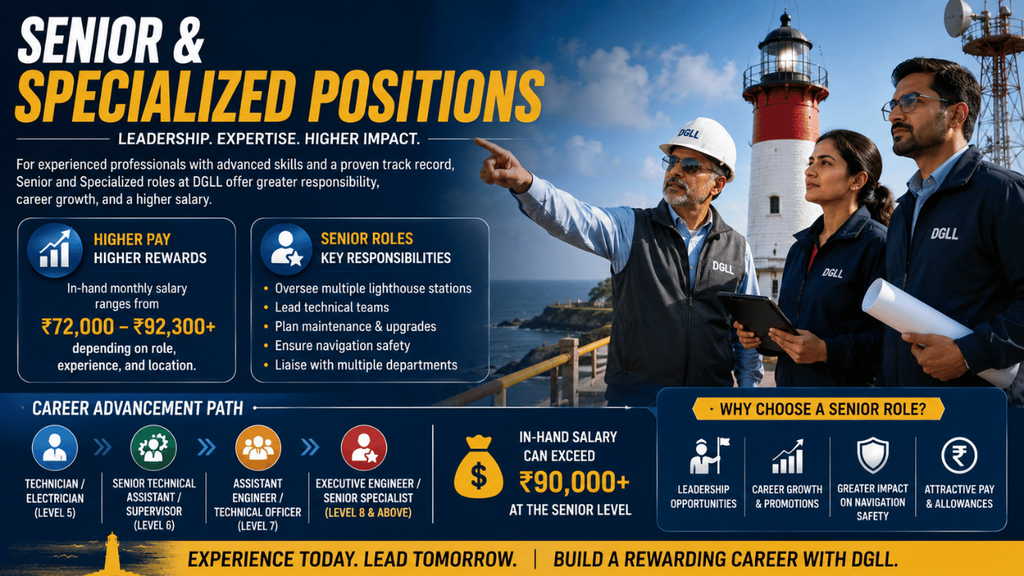 Senior and Specialized Positions – career roles and professional advancement opportunities.